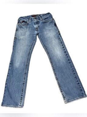 👖🤠 ARIAT FR M7 CAT 2 Slim Straight Leg Blue Jeans Western Denim | Men’s 30x32